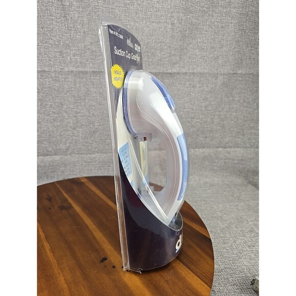 Drive Medical Suction Cup Grab Bar 12” Blue White RTL13095 Shower Safety - Picture 4 of 4